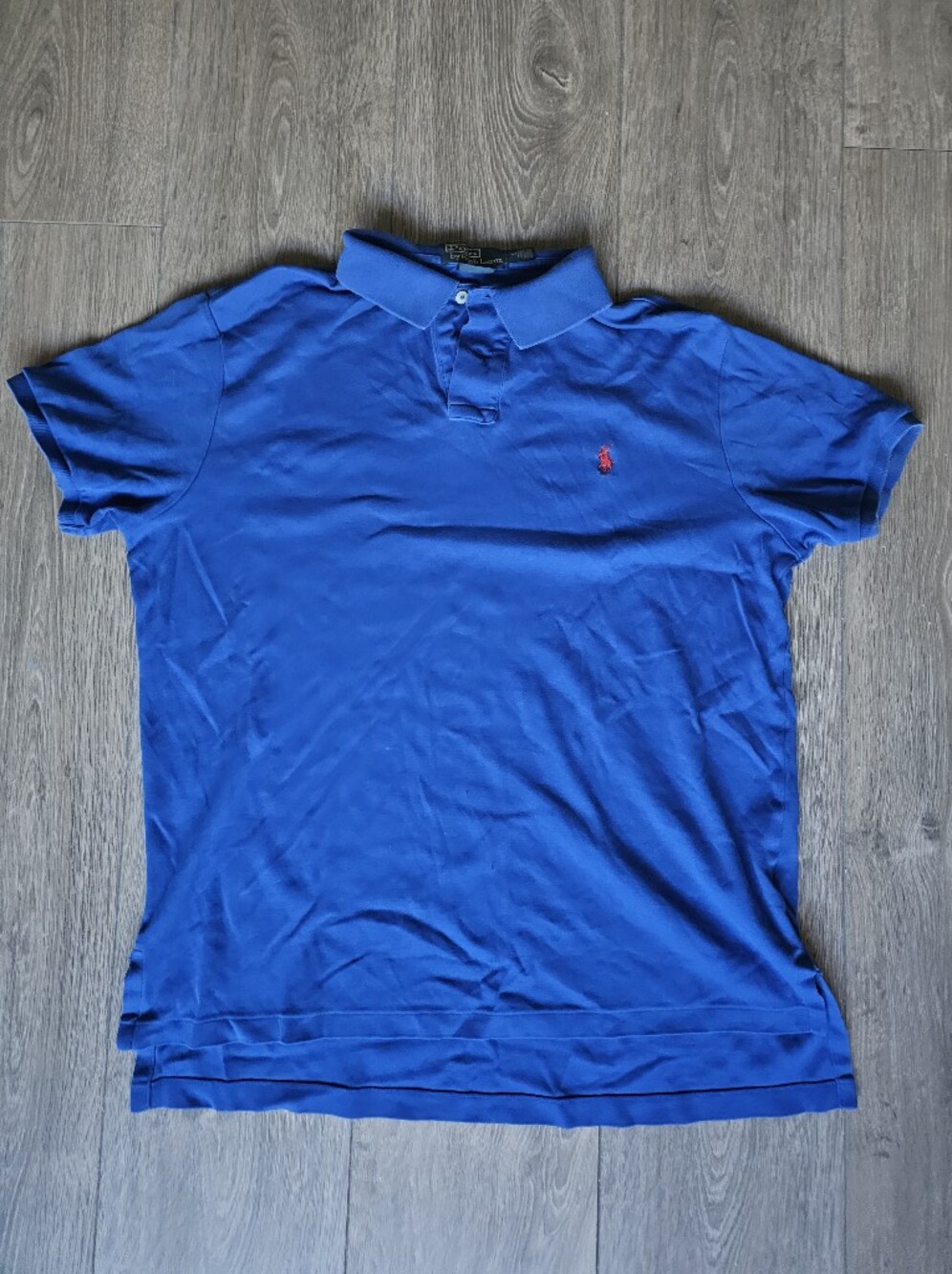 Ralph Lauren Royal Blue Polo with Red Pony Logo